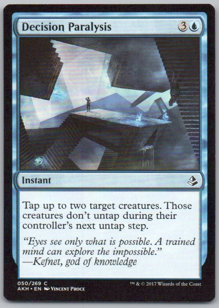 Decision Paralysis 50 Normal Instant Card - Amonkhet