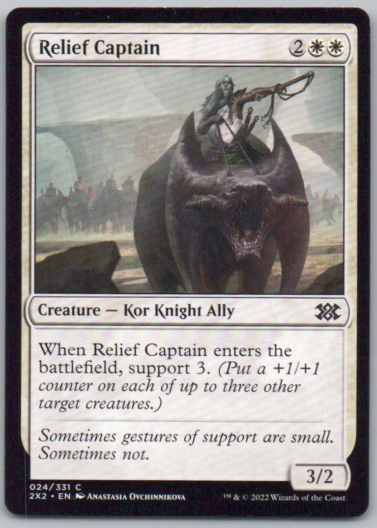 Relief Captain 24 Normal Creature Card - Double Masters 2022