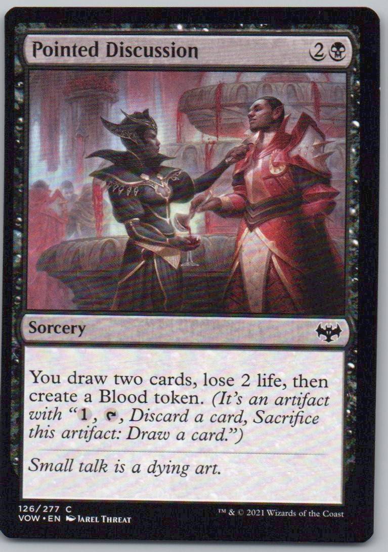 Pointed Discussion 126 Normal Sorcery Card - Innistrad: Crimson Vow