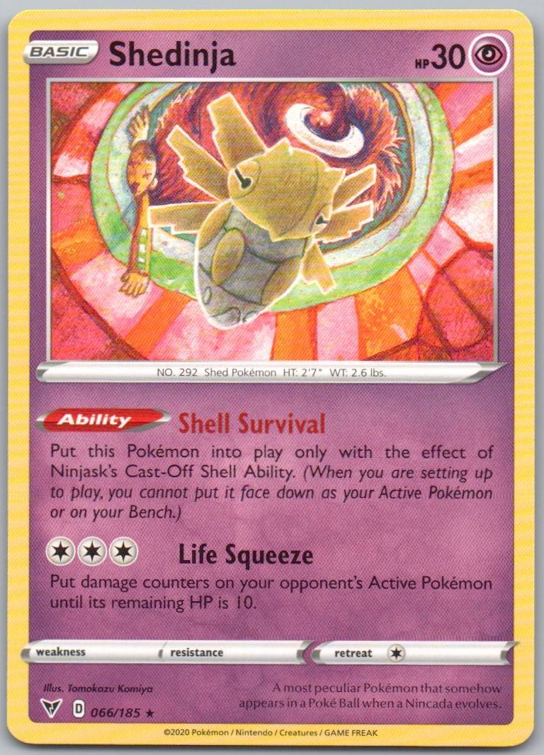Shedinja 066 Normal Psychic Card - Vivid Voltage