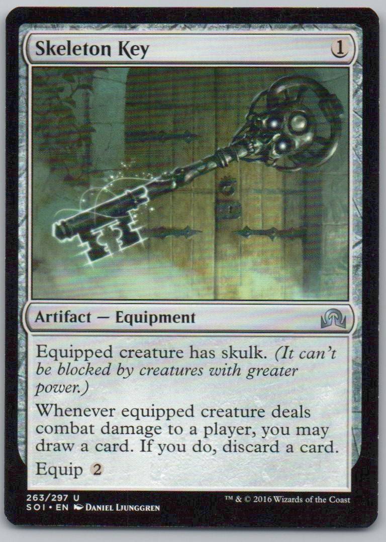 Skeleton Key 263 Normal Artifact Card - Shadows over Innistrad