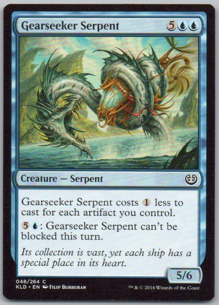 Gearseeker Serpent 48 Normal Creature Card - Kaladesh