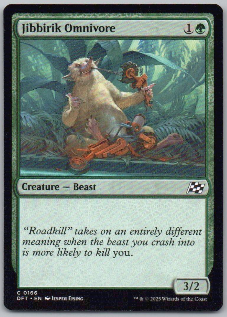 Jibbirik Omnivore 166 Normal Creature Card - Aetherdrift