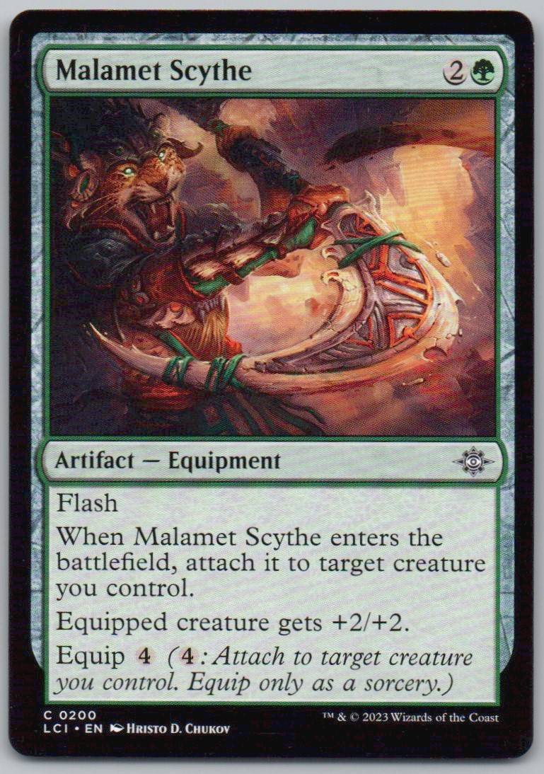 Malamet Scythe 200 0 Artifact Card - The Lost Caverns of Ixalan
