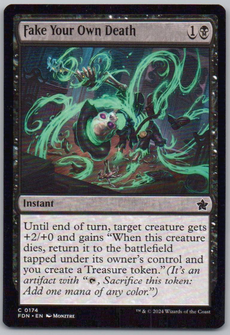 Fake Your Own Death 174 Normal Instant Card - Foundations