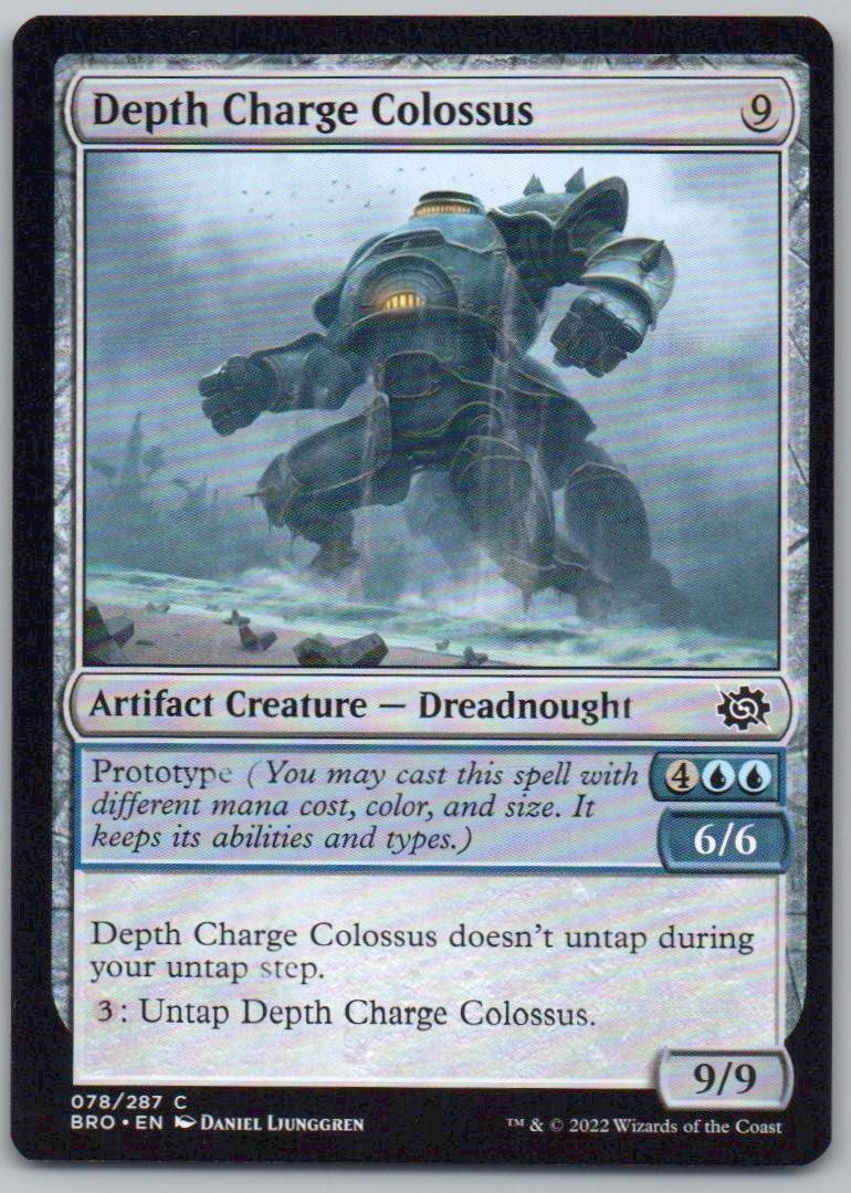 Depth Charge Colossus 78 Normal Artifact Card - The Brothers' War