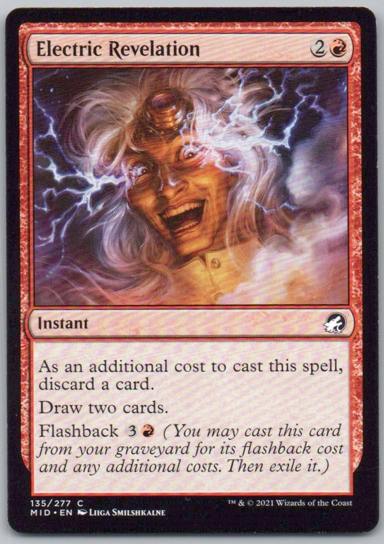 Electric Revelation 135 Normal Instant Card - Innistrad: Midnight Hunt