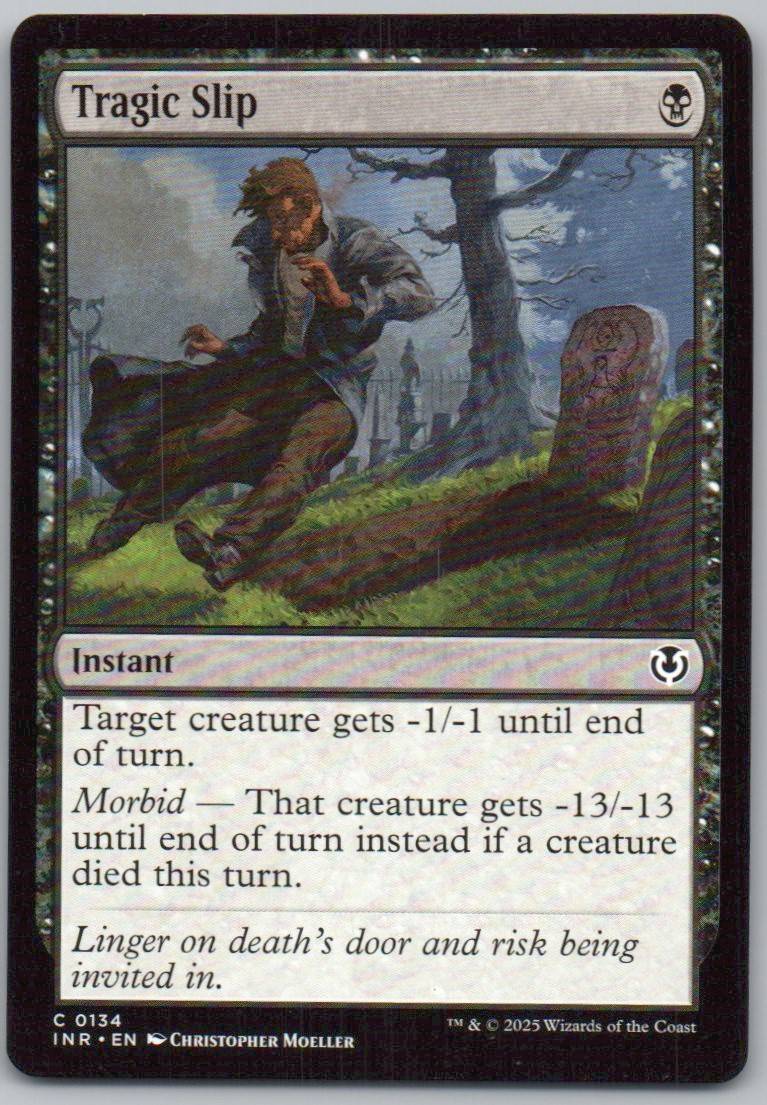 Tragic Slip 134 0 Instant Card - Innistrad Remastered