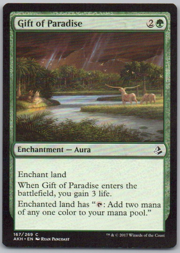 Gift of Paradise 167 Normal Enchantment Card - Amonkhet