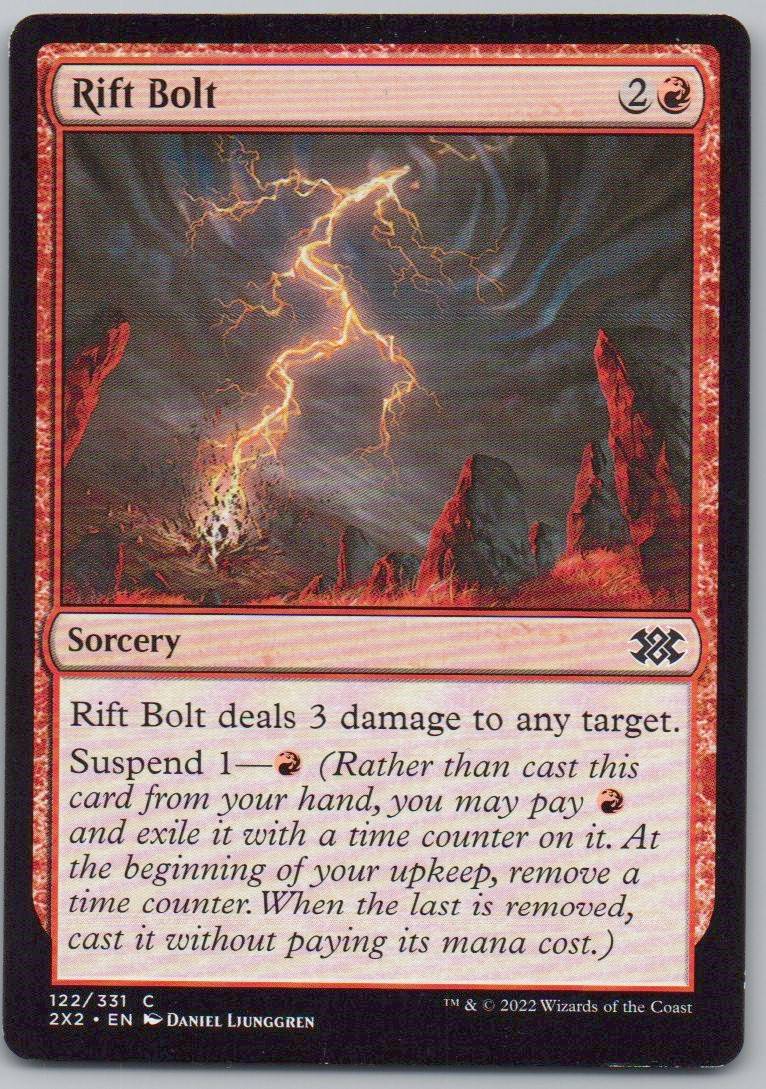 Rift Bolt 122 Normal Sorcery Card - Double Masters 2022