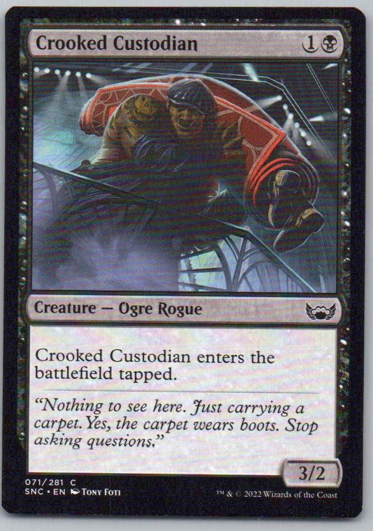 Crooked Custodian 71 Normal Creature Card - Streets of New Capenna