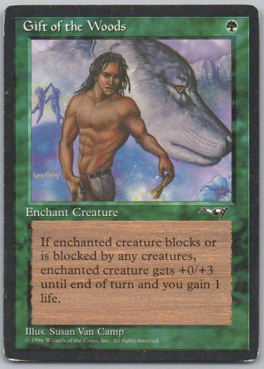 Gift of the Woods 74 Normal Enchantment Card - Alliances