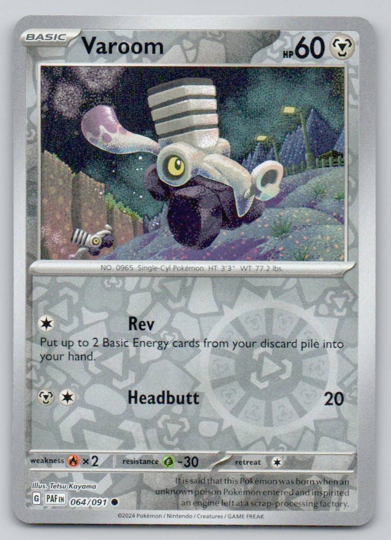 Varoom 064 REV Card - Paldean Fates