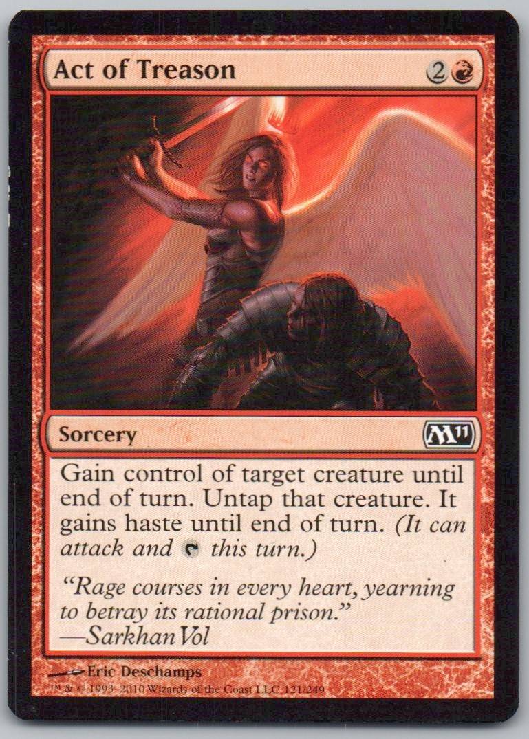 Act of Treason 121 Normal Sorcery Card - Magic 2011