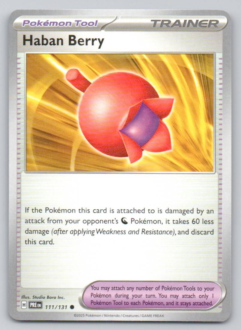 Haban Berry 111 NOR Card - Prismatic Evolutions
