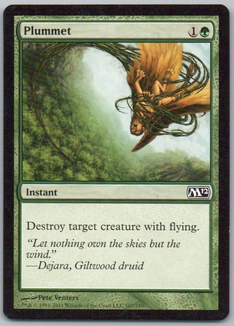 Plummet 187 Normal Instant Card - Magic 2012