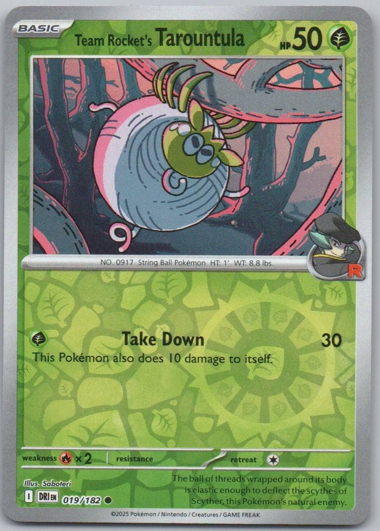 19 - Team Rocket's Tarountula