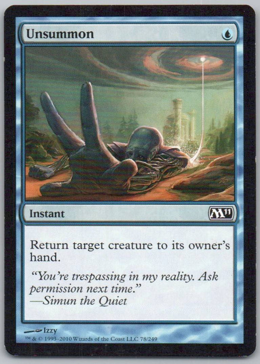Unsummon 78 Normal Instant Card - Magic 2011