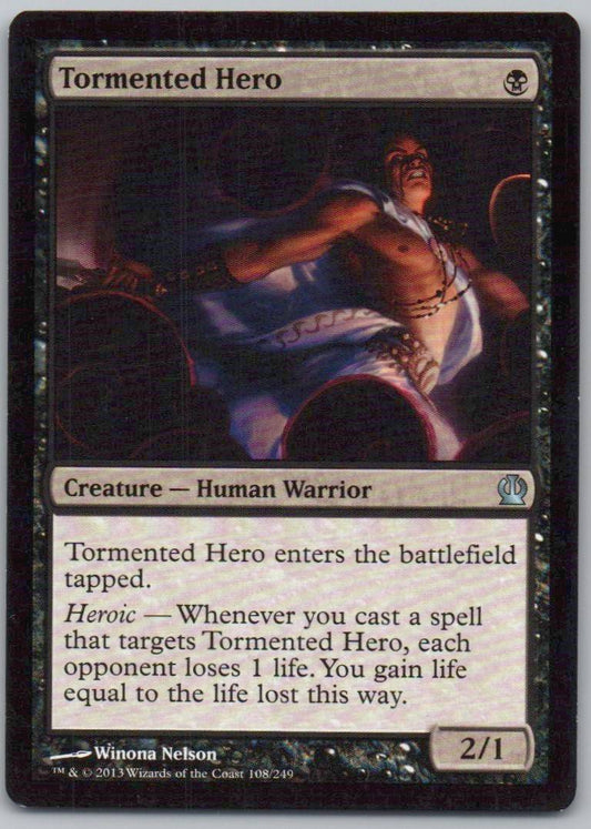 Tormented Hero 108 Normal Creature Card - Theros