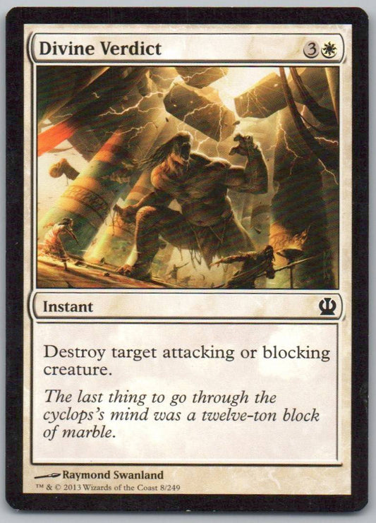 Divine Verdict 8 Normal Instant Card - Theros