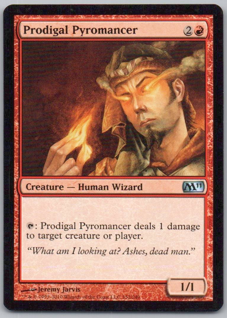 Prodigal Pyromancer 152 Normal Creature Card - Magic 2011