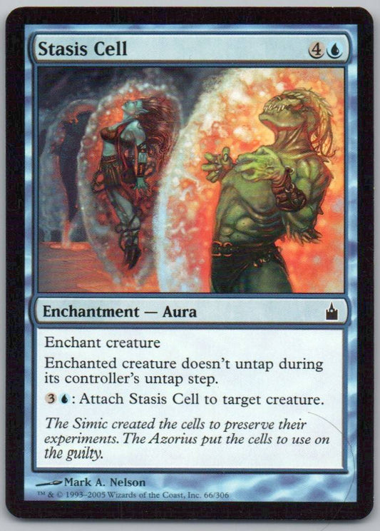 Stasis Cell 66 Normal Enchantment Card - Ravnica: City of Guilds