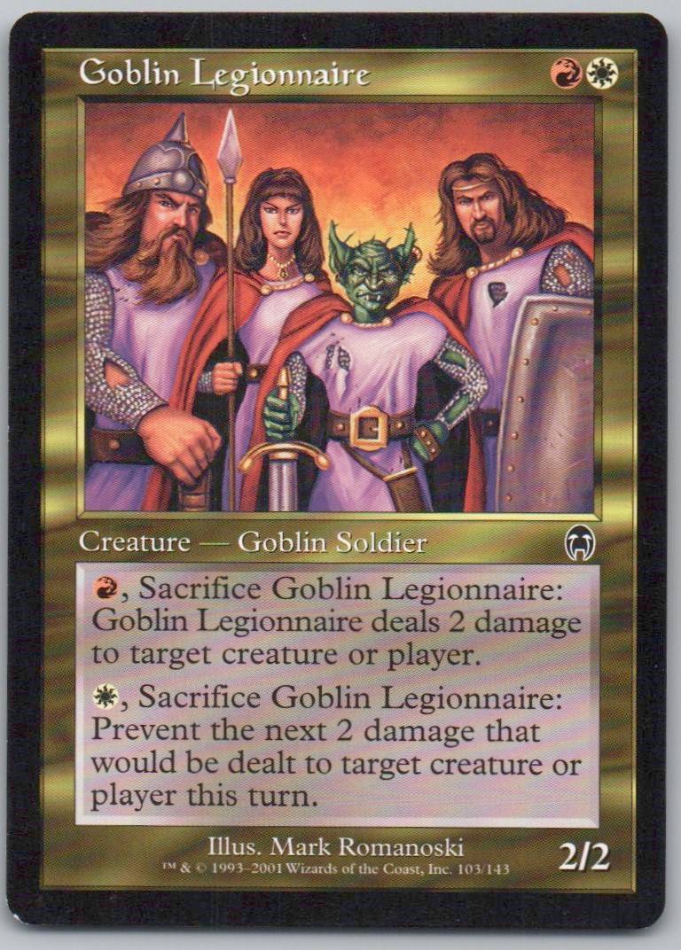 Goblin Legionnaire 103 Normal Creature Card - Apocalypse