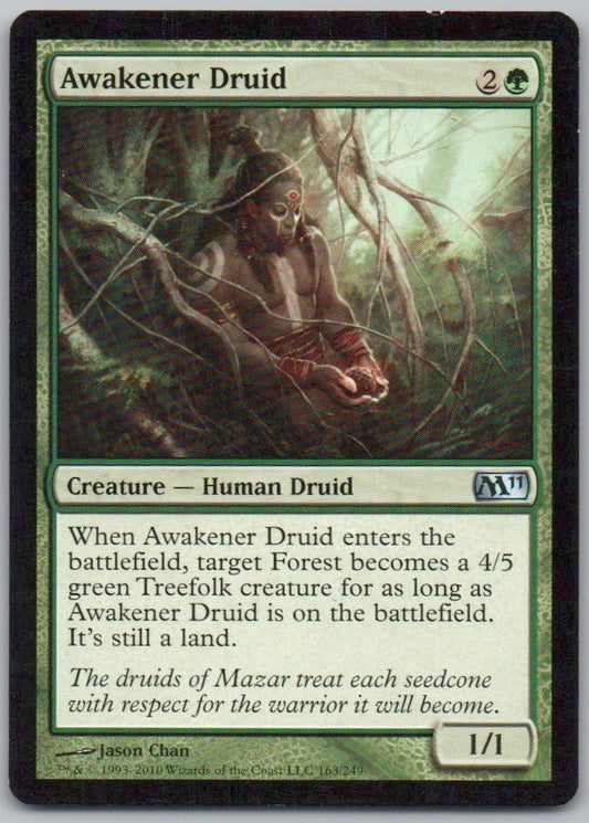 Awakener Druid 163 Normal Creature Card - Magic 2011