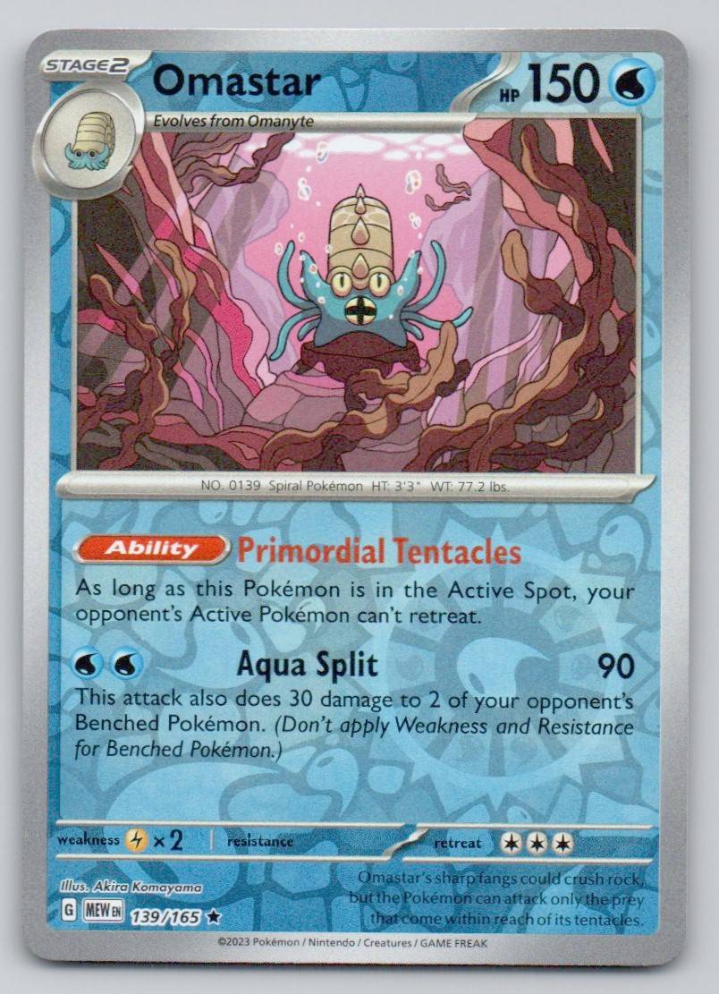 Omastar 139 REV Card - 151
