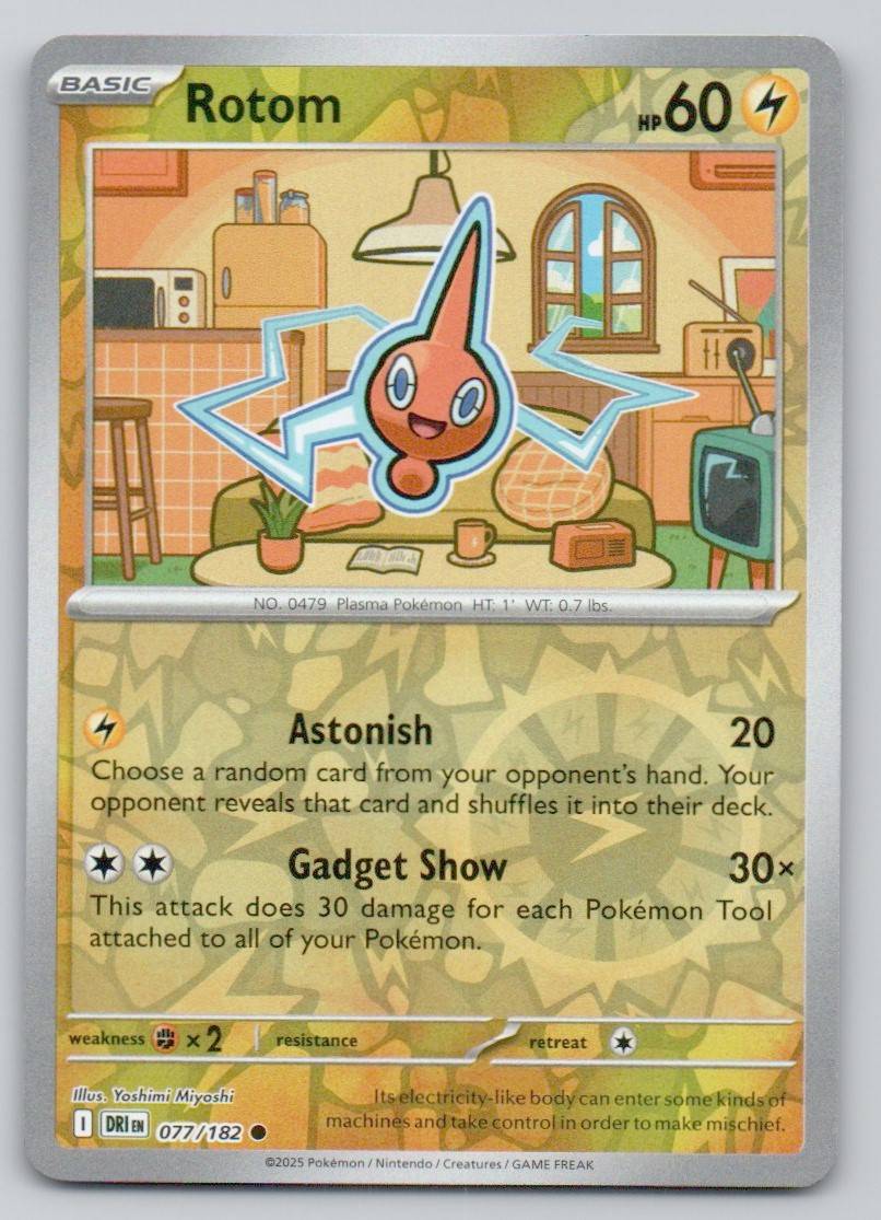Rotom 077 REV Card - Destined Rivals