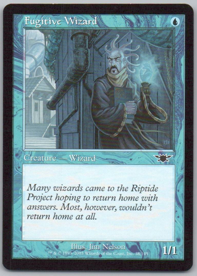Fugitive Wizard 38 Normal Creature Card - Legions