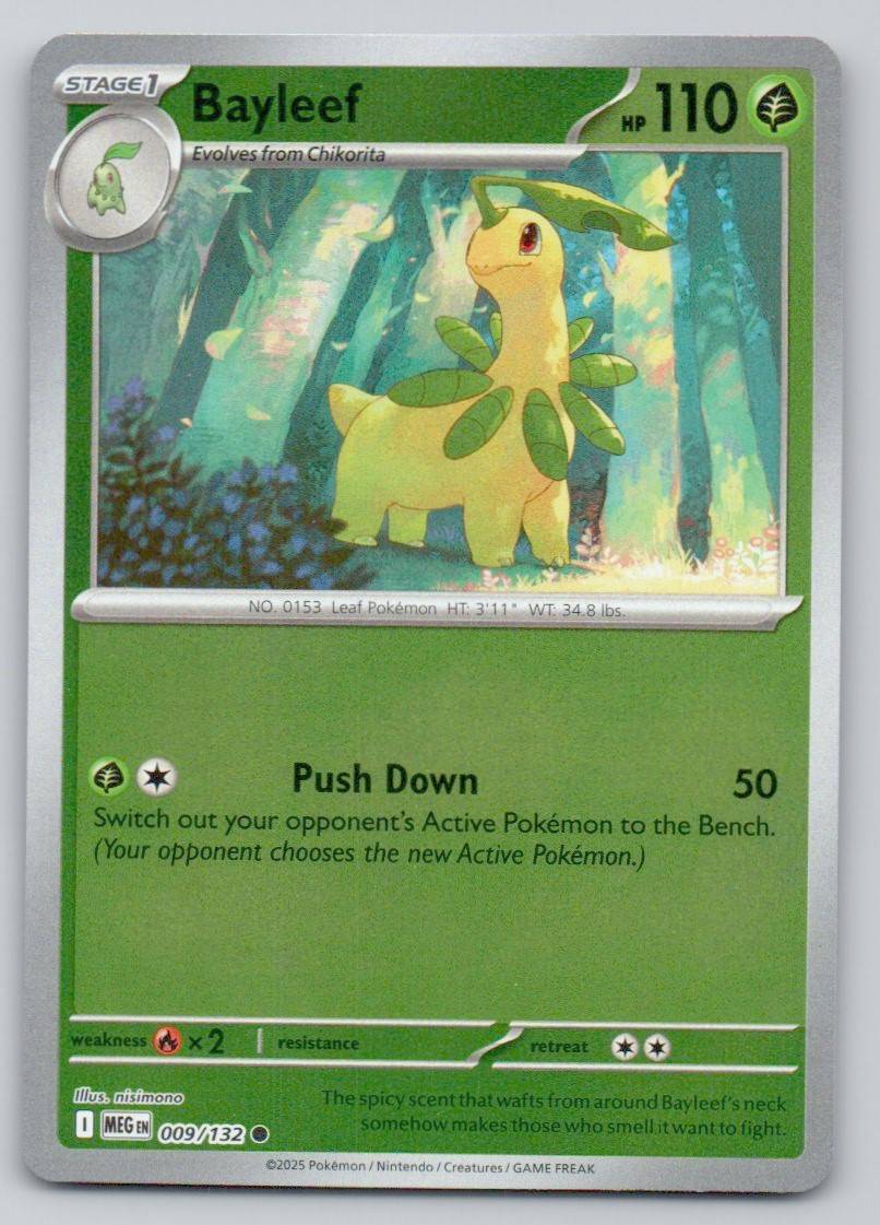 Bayleef 009 REV Card - Mega Evolution