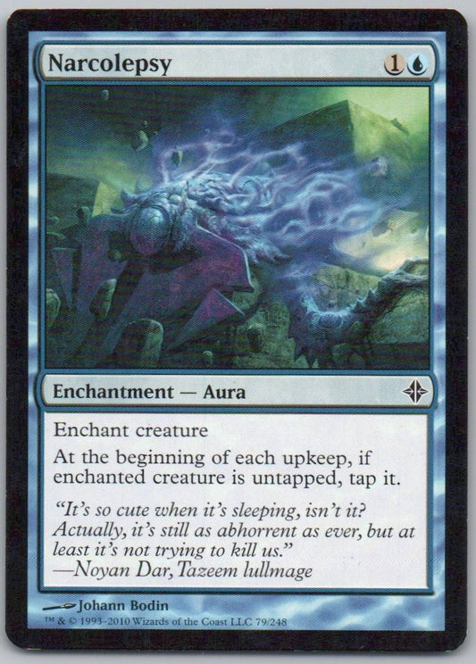 Narcolepsy 79 Normal Enchantment Card - Rise of the Eldrazi
