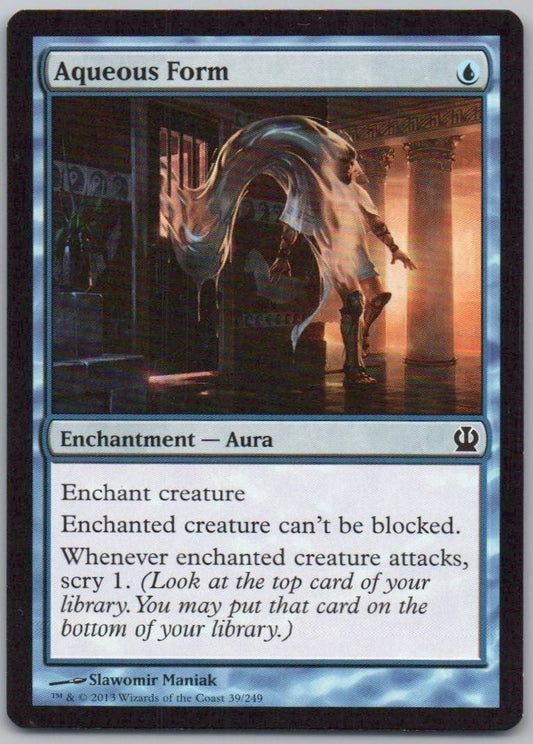 Aqueous Form 39 Normal Enchantment Card - Theros