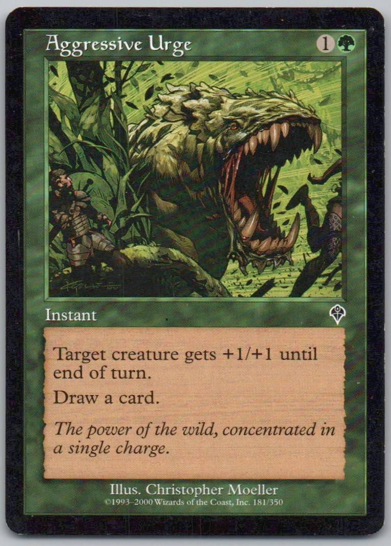 Aggressive Urge 181 Normal Instant Card - Invasion