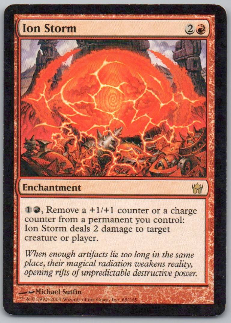 Ion Storm 68 Normal Enchantment Card - Fifth Dawn