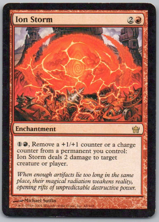 Ion Storm 68 Normal Enchantment Card - Fifth Dawn
