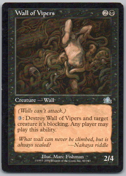 Wall of Vipers 80 Normal Creature Card - Prophecy