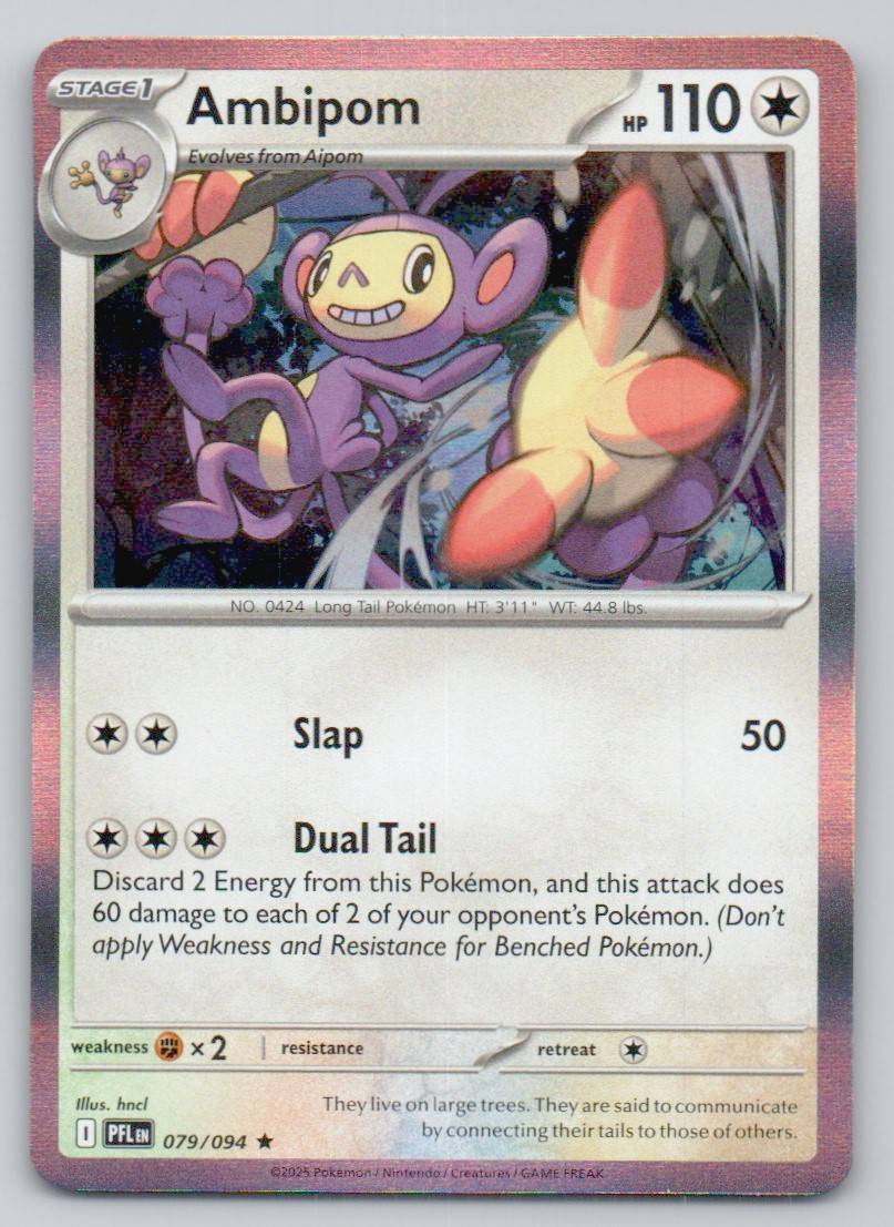 Ambipom 079 NOR Card - Phantasmal Flames
