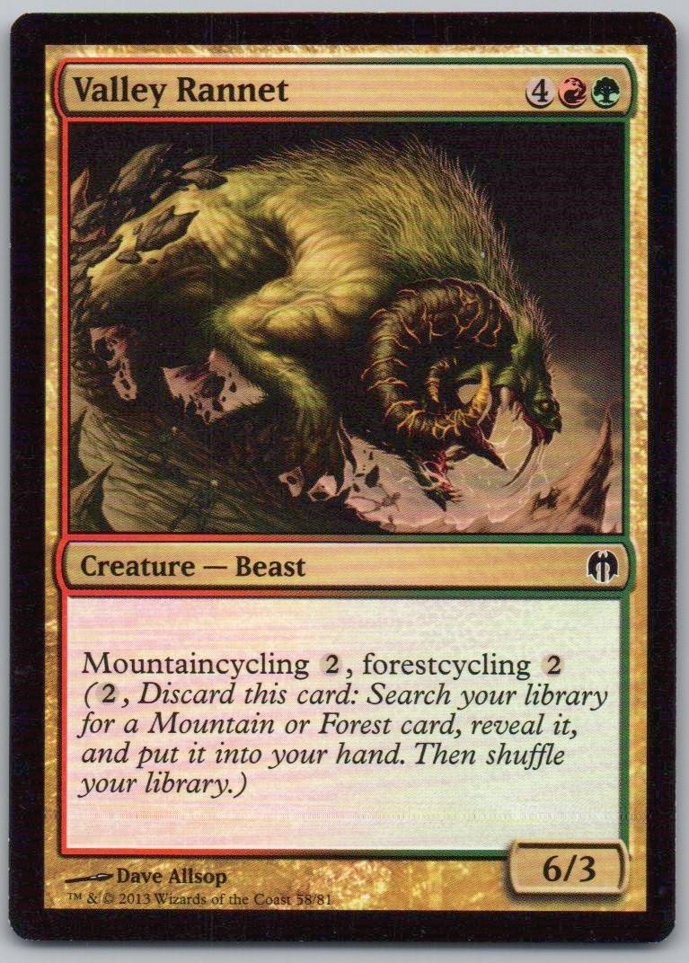 Valley Rannet 58 Normal Creature Card - Duel Decks: Heroes vs. Monsters