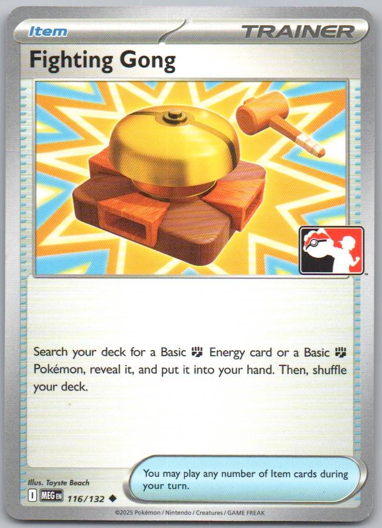 Fighting Gong 116 NOR Card - Prize Pack Series Cards