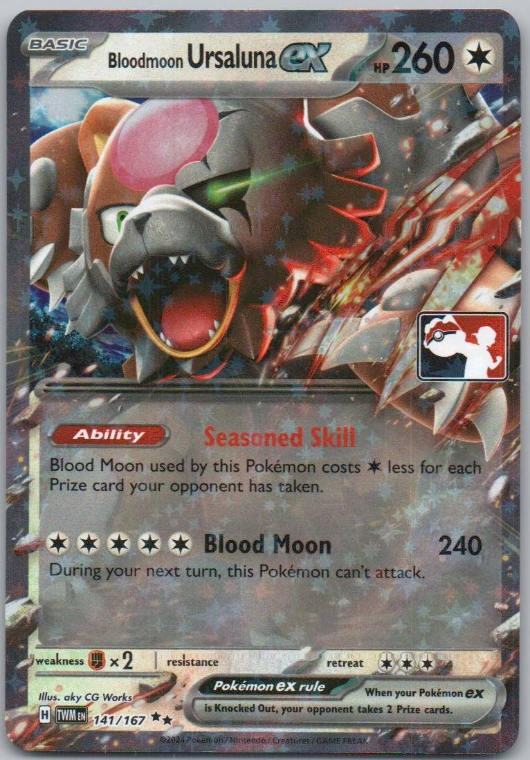Bloodmoon Ursaluna ex 141 Play Colorless Card - Twilight Masquerade