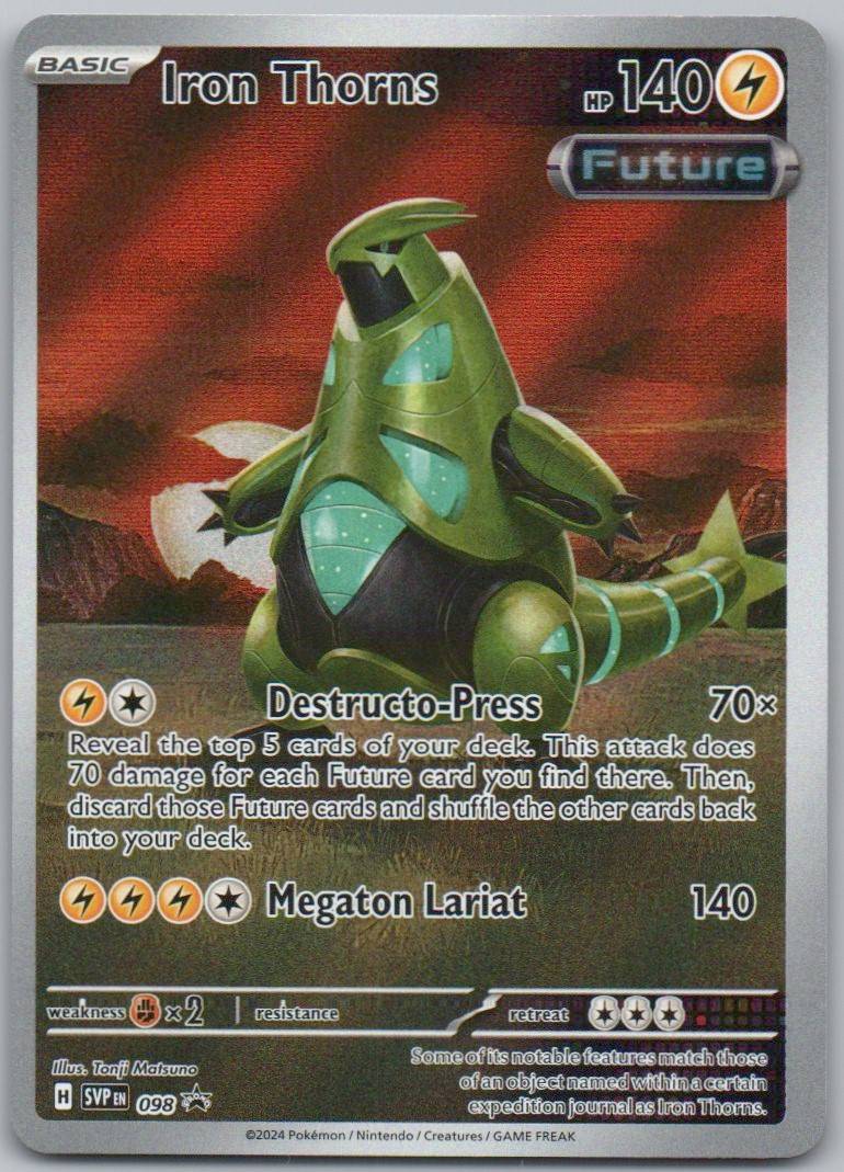 Iron Thorns 098 HOL Card - Scarlet & Violet Promo