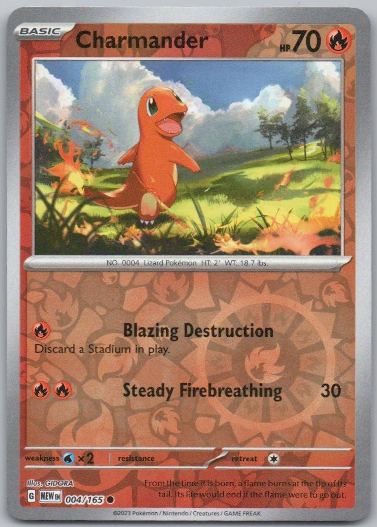 Charmander 004 HOL Card - Miscellaneous Cards & Products