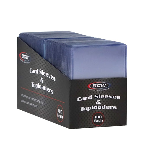 BCW Card Sleeves & Toploaders Combo Pack 100ct
