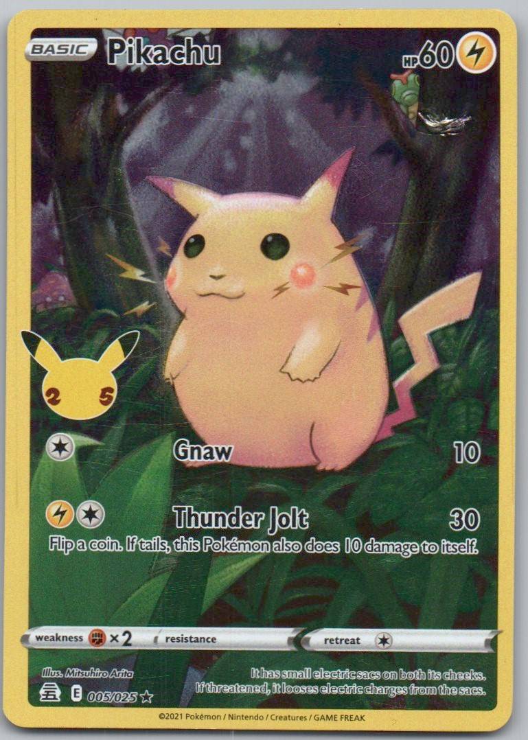 Pikachu 005 HOL Card - Celebrations