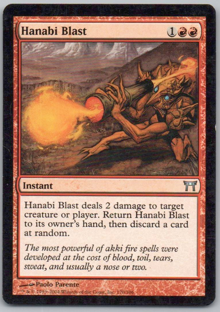 Hanabi Blast 170 Normal Instant Card - Champions of Kamigawa