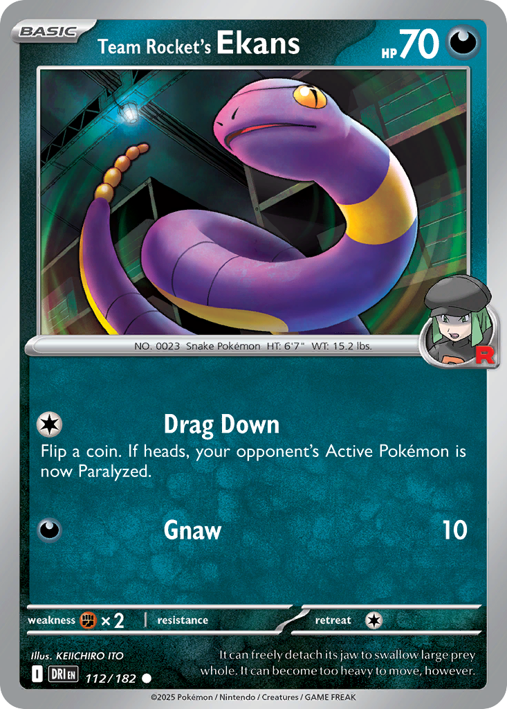 112 - Team Rocket's Ekans