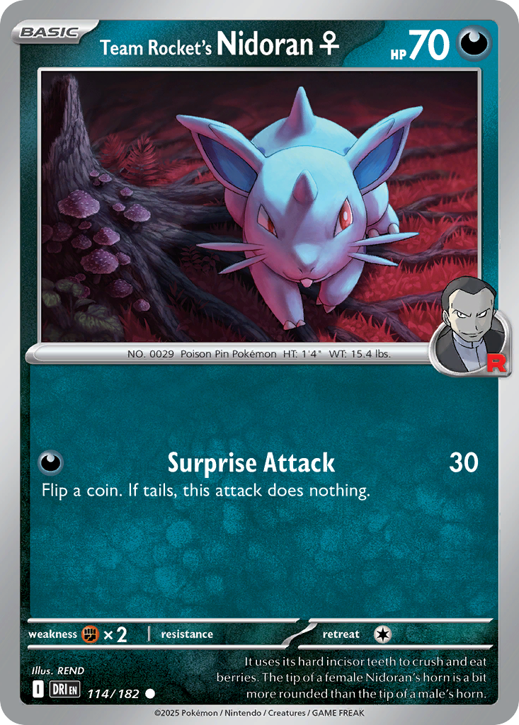 114 - Team Rocket's NidoranF