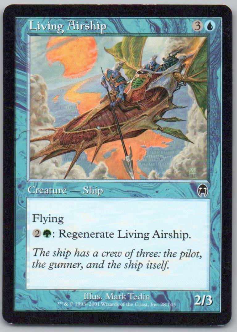 Living Airship 28 Normal Creature Card - Apocalypse